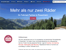 Tablet Screenshot of mb-sports-team.de